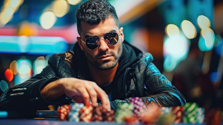 Pengguna mengakses platform sports betting melalui smartphone dengan navigasi yang intuitif