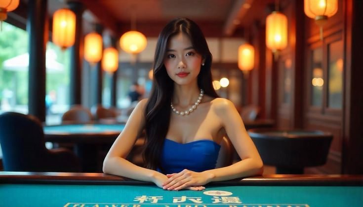 Suasana meja live casino dengan dealer nyata yang profesional dan menarik